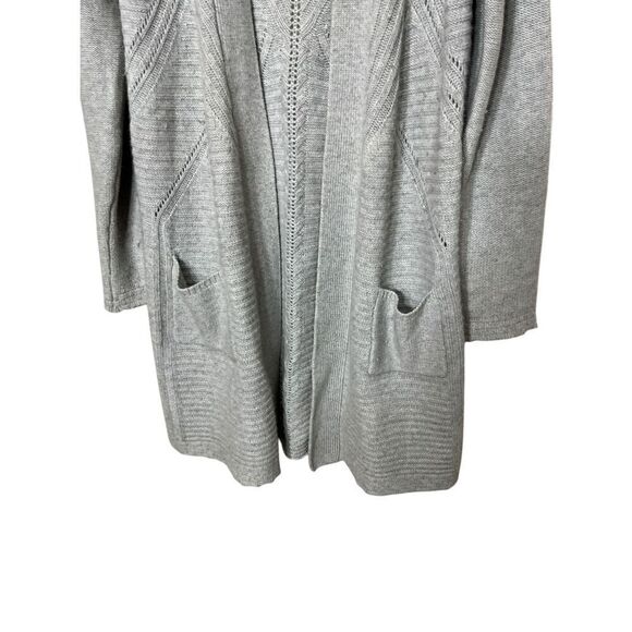 C By Bloomingdales Women's 100% Cashmere Open Cardigan Sweater Size M‎ - Picture 4 of 8